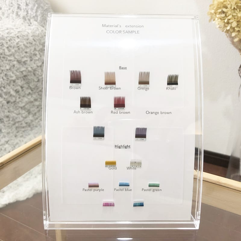 Material` EyeLash SALONの店内写真3