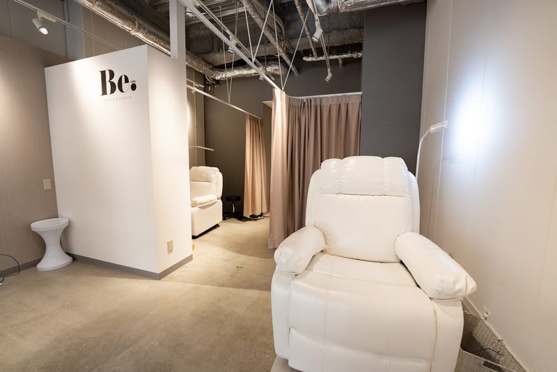 まゆ毛とまつ毛 似合わせ専門店 Be. Eyelash&Eyebrow 岡山田町店の店内写真2
