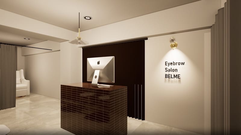 BELME ciel眉毛 まつげパーマ専門店 銀座店の店内写真2